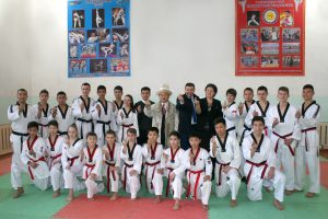 Господин Менг Жин Шин с официальным визитом посетил Академию Таэквондо Кыргызской Республики
