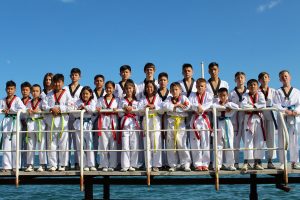 Воспитанники Академии таэквондо КР провели тренировочные сборы на озере Иссык-Куль 2021