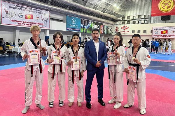 25 medals at the taekwondo Championship of Kyrgyzstan