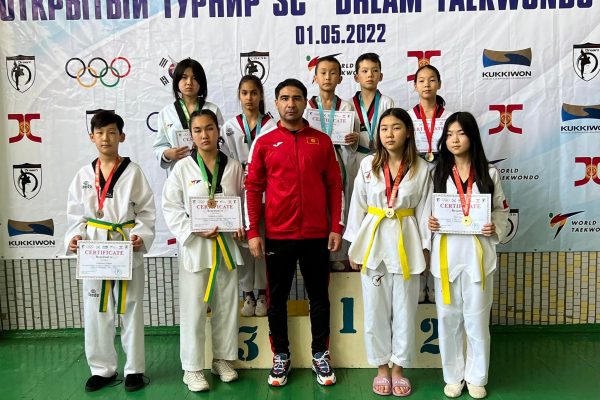 International taekwondo tournament in sports club “Dream”.