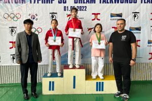 International taekwondo tournament in sports club 