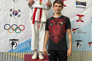 International taekwondo tournament in sports club 