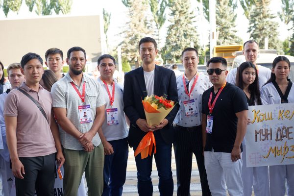 Visit of the Olympic Taekwondo Champion Mr. Moon Dae Sung in Kyrgyzstan 2023
