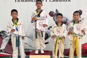Воспитанники Академии таэквондо КР завоевали 30 медалей турнира в Бишкеке