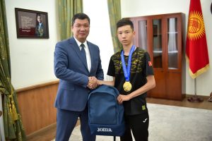 Mayor of Bishkek met with medalists of the World Taekwondo Championship