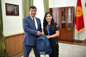 Mayor of Bishkek met with medalists of the World Taekwondo Championship